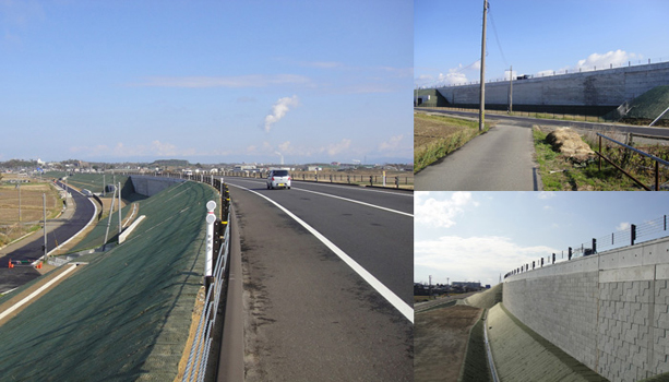 北陸地方整備局　新潟国道事務所
松浜橋上流橋道路構造物等詳細設計業務イメージ