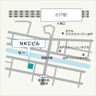茨城事務所の地図