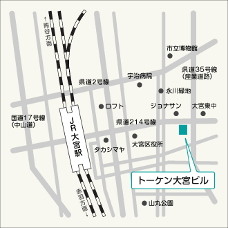 埼玉事務所の地図