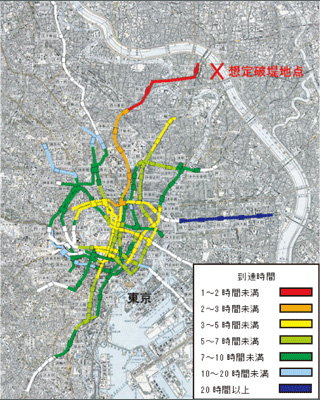 関東地方整備局 荒川下流河川事務所
浸水想定区域総合解析業務イメージ