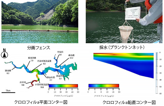 東京都　水道局　水源管理事務所
小河内貯水池水質調査委託イメージ