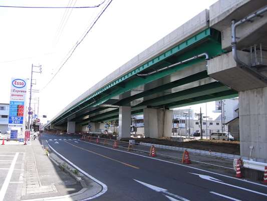 中部地方整備局 岐阜国道事務所
国道156号岐阜東BP岩戸高架橋 鋼連続ラーメン橋の設計イメージ