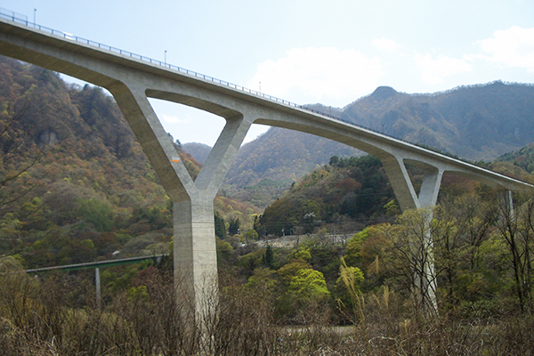 関東地方整備局 八ッ場ダム工事事務所
国道145号 丸岩大橋 PCラーメン橋の設計イメージ