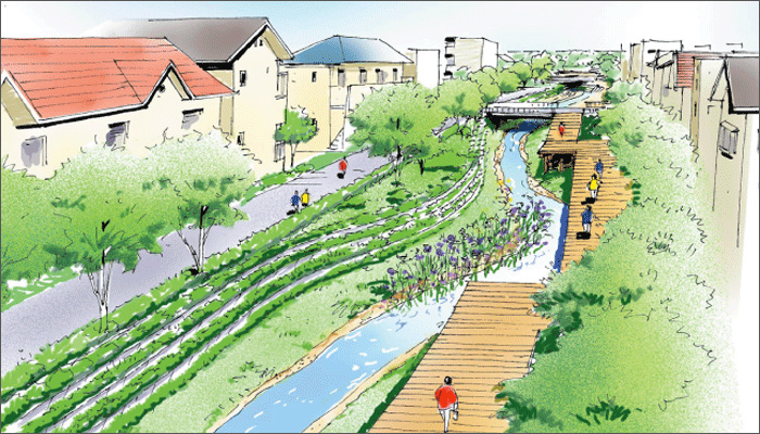 愛知県 豊田市
準用河川安永川他河川水辺環境整備計画策定業務イメージ