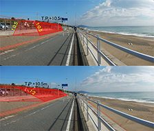 海岸緊急整備工事の内津波対策検討業務委託