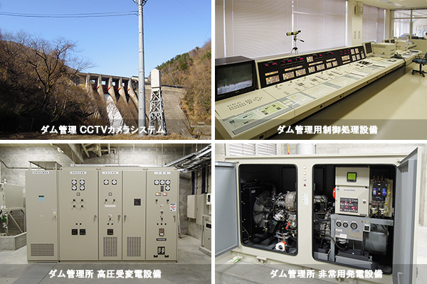 新潟県 河川課
ダム施設維持管理計画（電気通信及び総合とりまとめ）策定業務イメージ