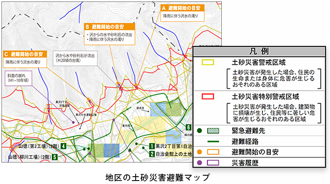 東京都　建設局　河川部 
土砂災害ハザードマップ作成支援検討委託イメージ