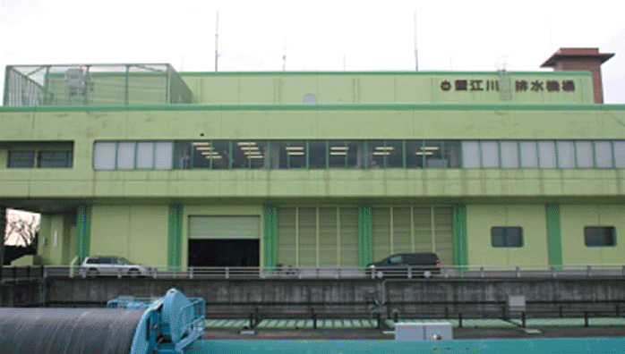 愛知県 津島土木事務所
蟹江川排水機場実施設計イメージ