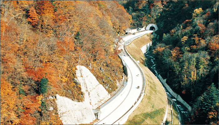 東北地方建設局 郡山国道工事事務所　
大峠道路詳細設計イメージ