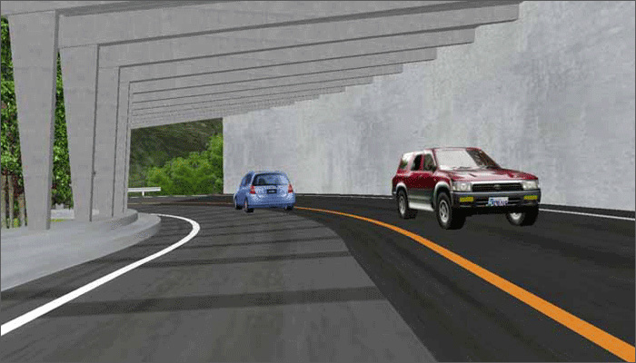 新潟県 魚沼地域振興局
国道252号道路VRシミュレーション作成業務イメージ