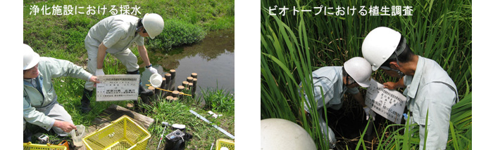 神奈川県 企業庁 相模川水系ダム管理事務所
平成20年度　植物浄化施設効果検証委託
イメージ