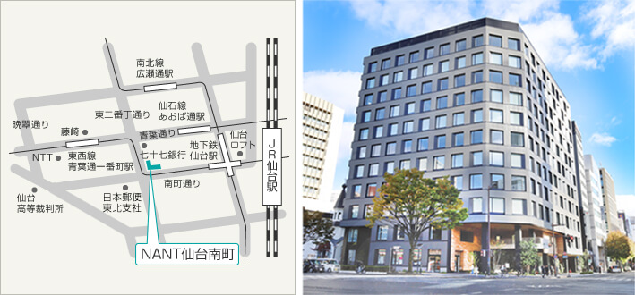 東北支社の地図