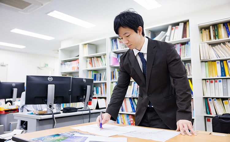 道路設計を通じて、地域の暮らしを支える