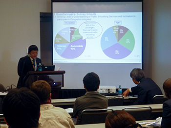 ITS世界会議での発表の様子