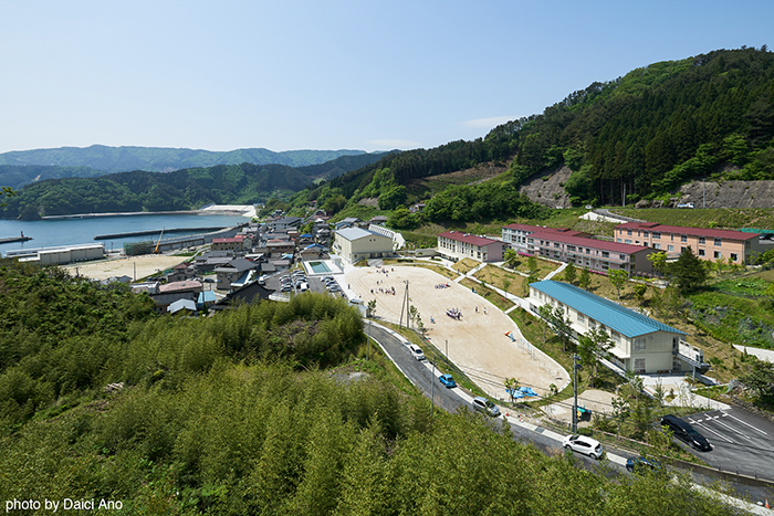 唐丹小学校・中学校・児童館全景