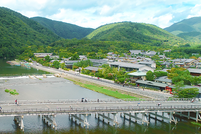 整備区間の全景