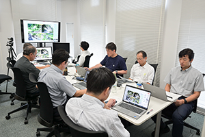 オンラインでの討議