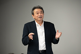 中北英一先生による講演の様子